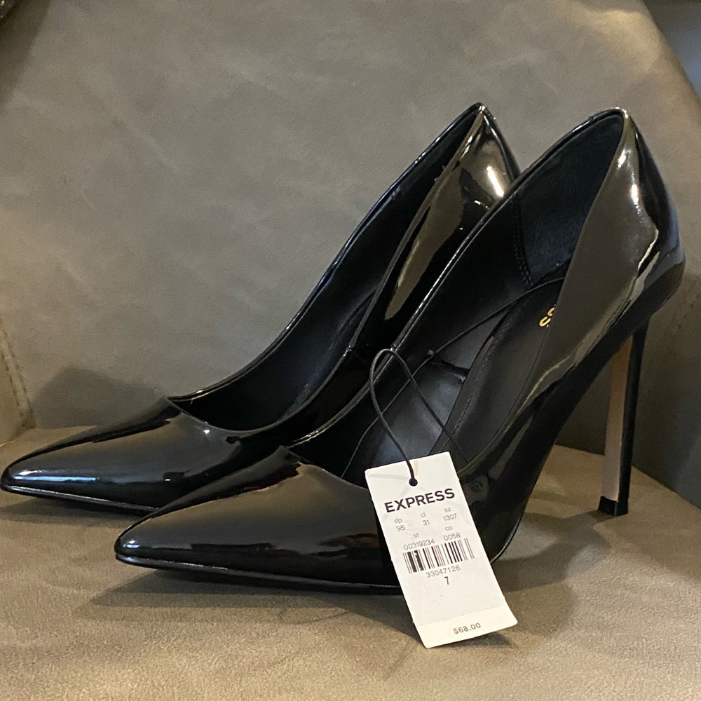 Black Pumps-The Editor Pumppitch Black Pumps by Express- NWT